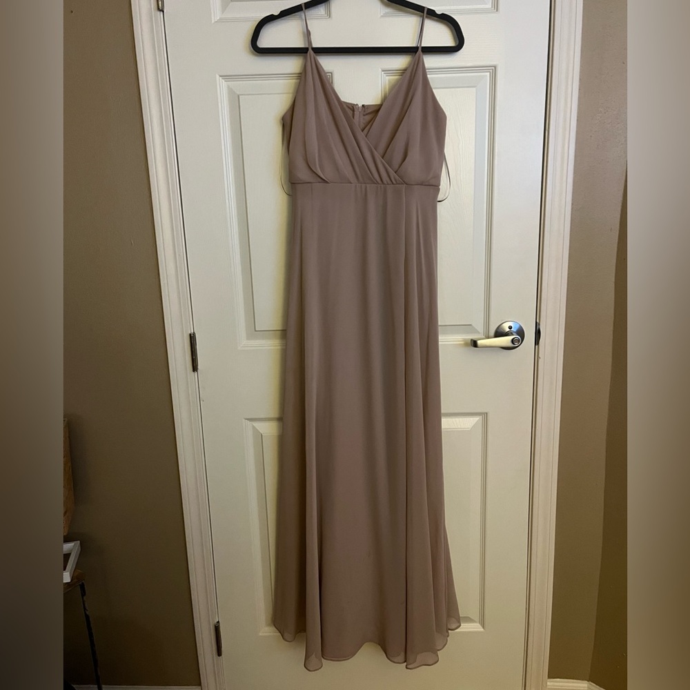 Birdy grey Kaia dress in taupe